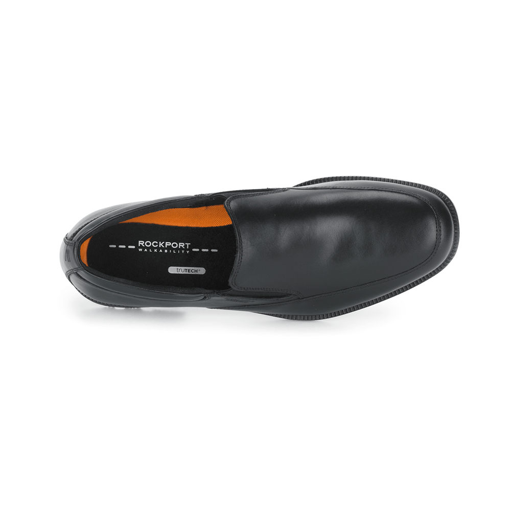 Sapato Vela Rockport Homem Pretas - Essential Details Waterproof - 10485YUGA